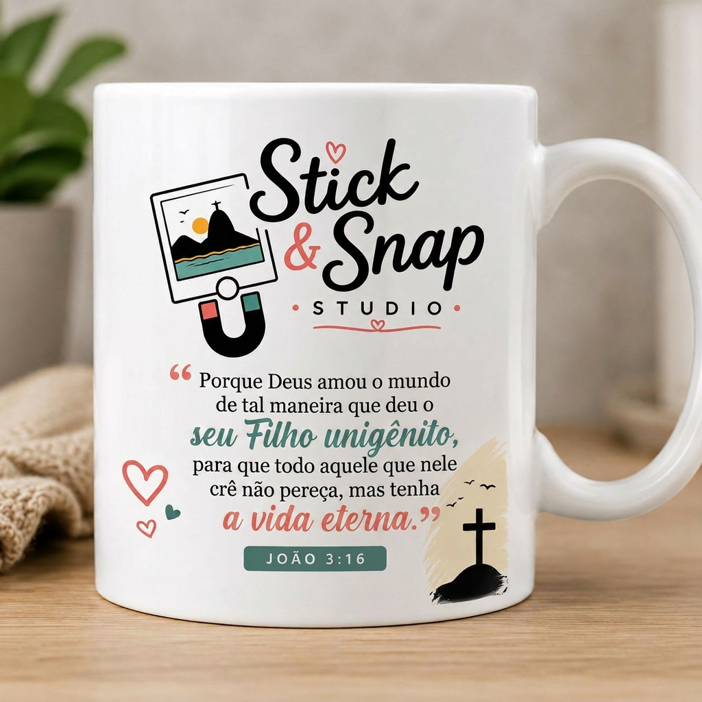 Stick & Snap Studio John 3:16 mug